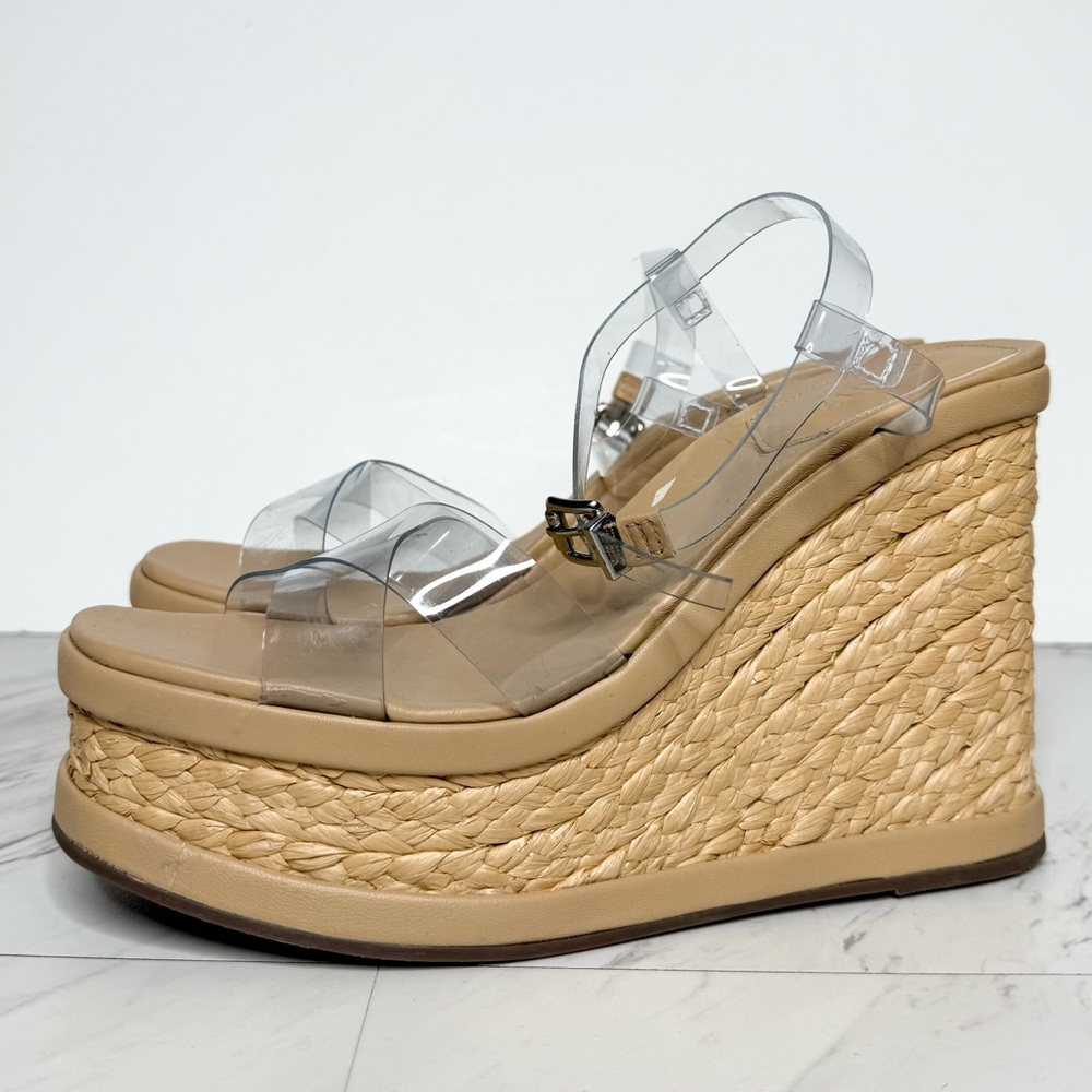 Schutz Caryne Wedge Heel Sandal 10B